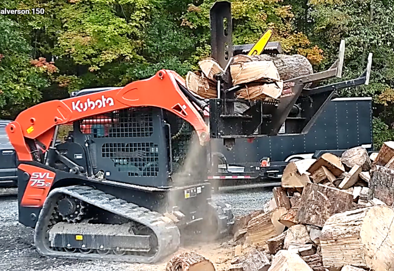 The HWP-160 processes a log.