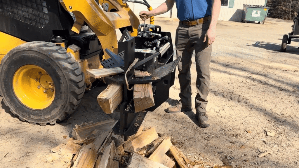 A man operates the HWP-135.